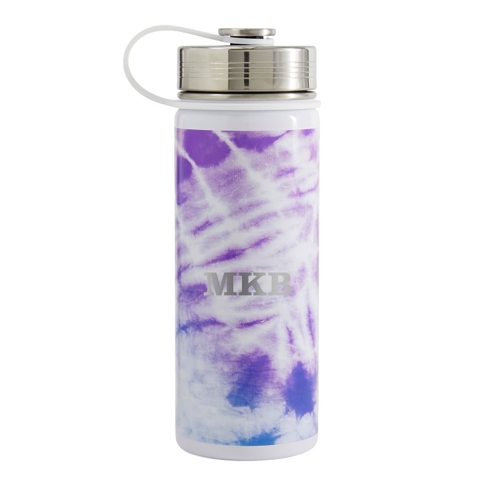 Santa Cruz Tie Dye Water Pink/Black Slim Bottle