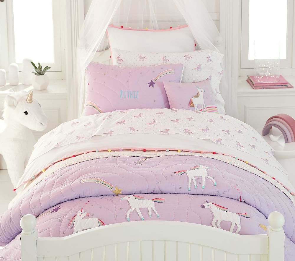 Pink clearance unicorn pillow